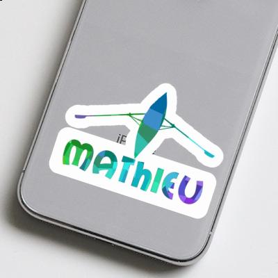 Autocollant Mathieu Bateau à rames Notebook Image