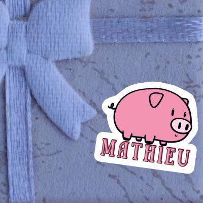 Mathieu Sticker Pig Laptop Image