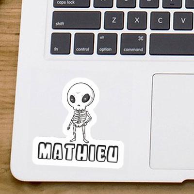Sticker Mathieu Skeleton Gift package Image