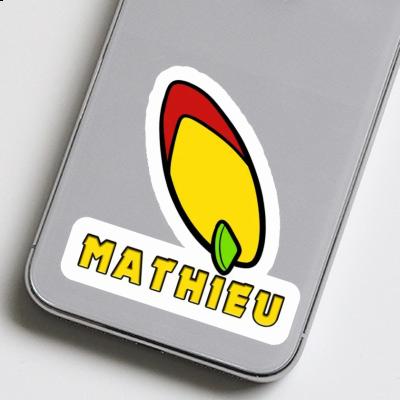 Planche de surf Autocollant Mathieu Notebook Image
