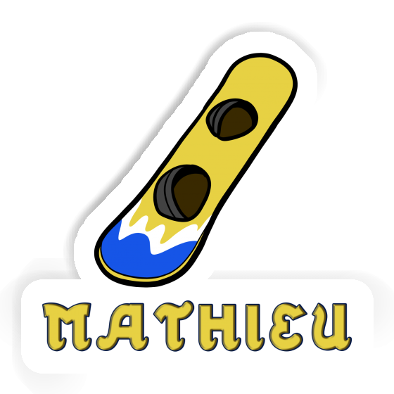 Autocollant Wakeboard Mathieu Image