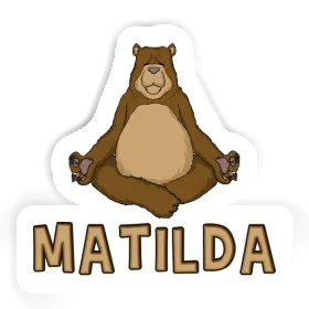 Sticker Bear Matilda Image