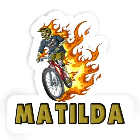 Sticker Matilda Mountainbiker Image