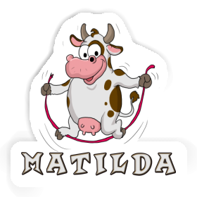 Cow Sticker Matilda Image