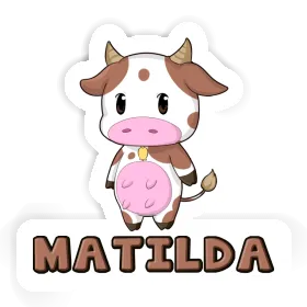 Sticker Matilda Cow Image