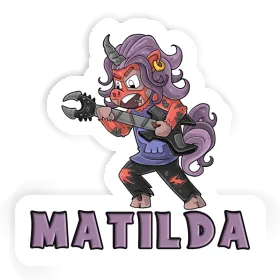 Sticker Rocking Unicorn Matilda Image