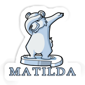 Sticker Matilda Polar Bear Image