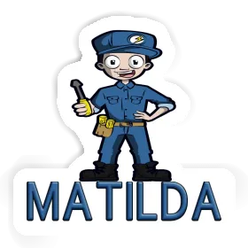 Sticker Matilda Electrician Image