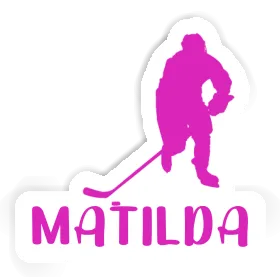 Matilda Sticker Hockey Player Image