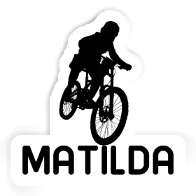 Sticker Matilda Freeride Biker Image