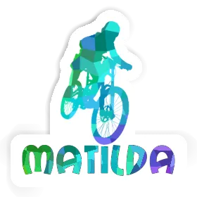 Sticker Freeride Biker Matilda Image