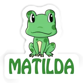 Frog Sticker Matilda Image