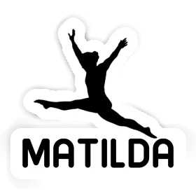 Gymnast Sticker Matilda Image