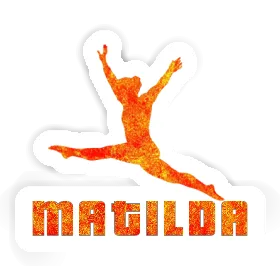 Gymnast Sticker Matilda Image