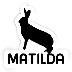 Rabbit Sticker Matilda Image