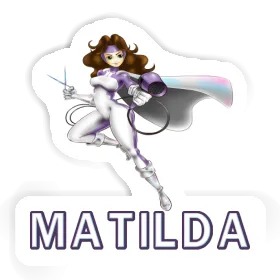 Sticker Matilda Hairdresser Image