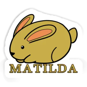 Rabbit Sticker Matilda Image