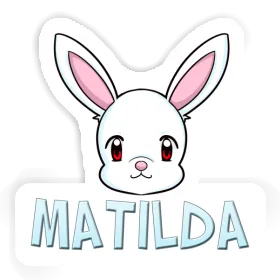 Sticker Matilda Hare Image