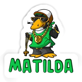 Sticker Matilda Hip Hop Penguin Image