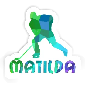 Sticker Hockey Player Matilda Image