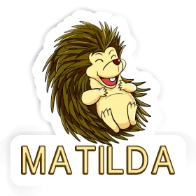 Hedgehog Sticker Matilda Image