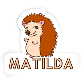 Matilda Sticker Hedgehog Image