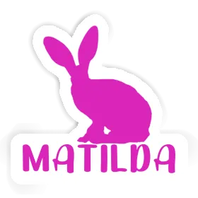 Rabbit Sticker Matilda Image