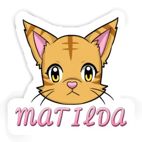 Sticker Matilda Cathead Image