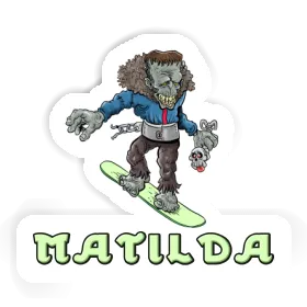 Sticker Boarder Matilda Image