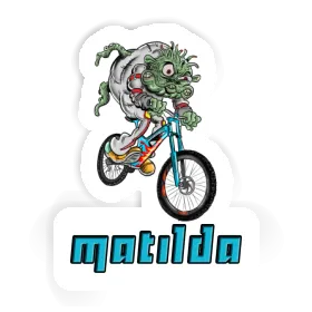 Sticker Matilda Biker Image