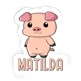 Matilda Sticker Pigg Image