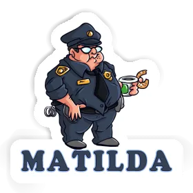 Sticker Police Officer Matilda Image