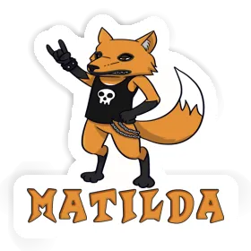 Sticker Rocker Fox Matilda Image