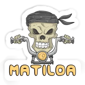 Matilda Sticker Motorbike Rider Image