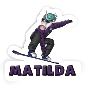 Sticker Matilda Boarder Image