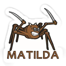 Sticker Fighting Spider Matilda Image