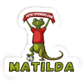 Matilda Autocollant Lézard Image
