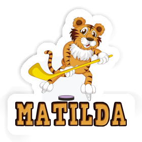 Sticker Matilda Hockey Player Image