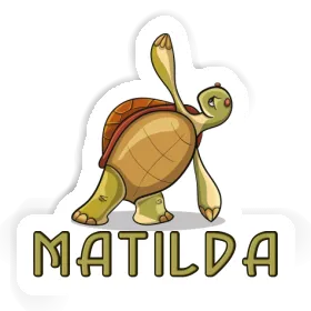 Sticker Yoga Turtle Matilda Image