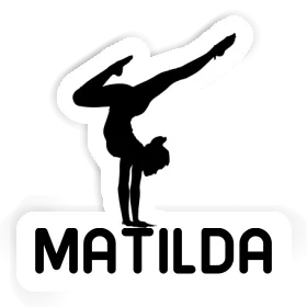 Matilda Sticker Yoga Woman Image