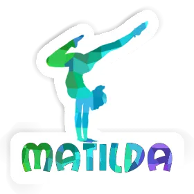 Sticker Yoga Woman Matilda Image