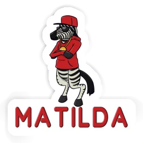 Sticker Matilda Zebra Image