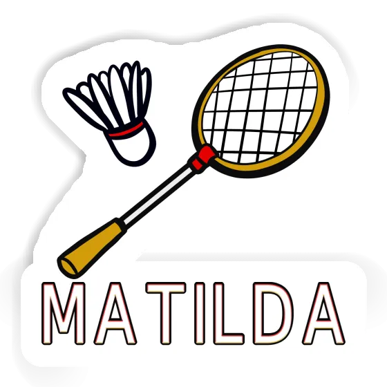 Autocollant Raquette de badminton Matilda Gift package Image