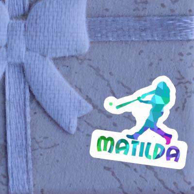 Sticker Matilda Baseball Player Gift package Image