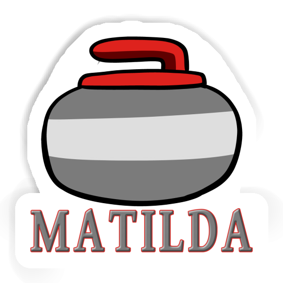 Matilda Sticker Curling Stone Laptop Matilda Sticker Curling Stone Laptop Image