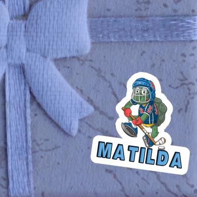 Autocollant Joueur de hockey Matilda Notebook Autocollant Joueur de hockey Matilda Gift package Image