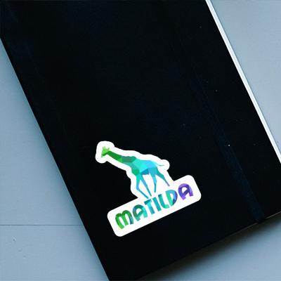 Sticker Matilda Giraffe Laptop Sticker Matilda Giraffe Laptop Image