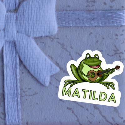 Autocollant Matilda Grenouille à guitare Notebook Autocollant Matilda Grenouille à guitare Gift package Image