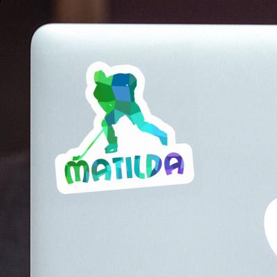 Sticker Matilda Eishockeyspieler Gift package Image
