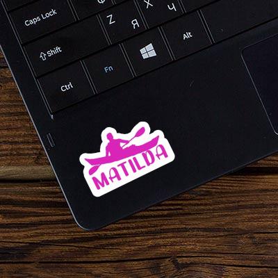 Kayaker Sticker Matilda Notebook Image